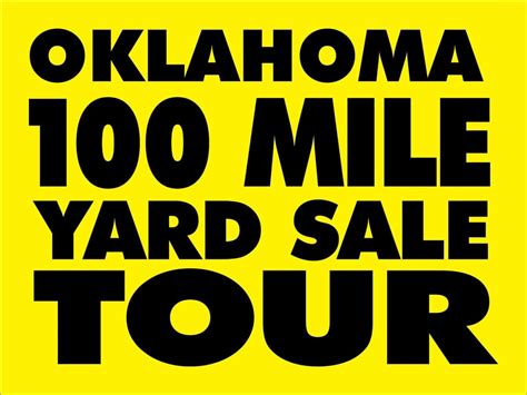 Northeast <b>Oklahoma</b> along Hwy 75, 169 and 60. . 100 mile garage sale 2023 oklahoma